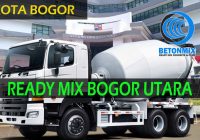 harga beton cor ready mix bogor utara