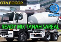 harga ready mix tanah sareal